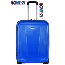 OkaeYa Cabin Size Unbreakable Polycarbonate Luggage Stroller (blue)